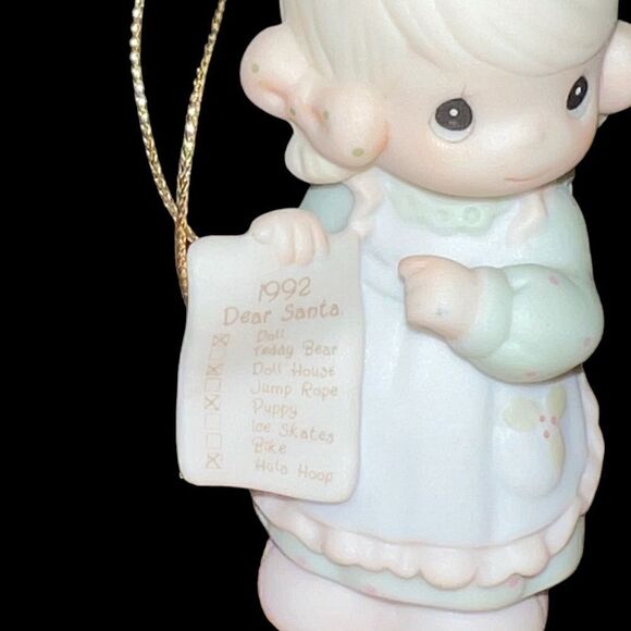 VTG 1992 Precious Moments Christmas ornament "But the Greatest of These Is Love” - Picture 9 of 10